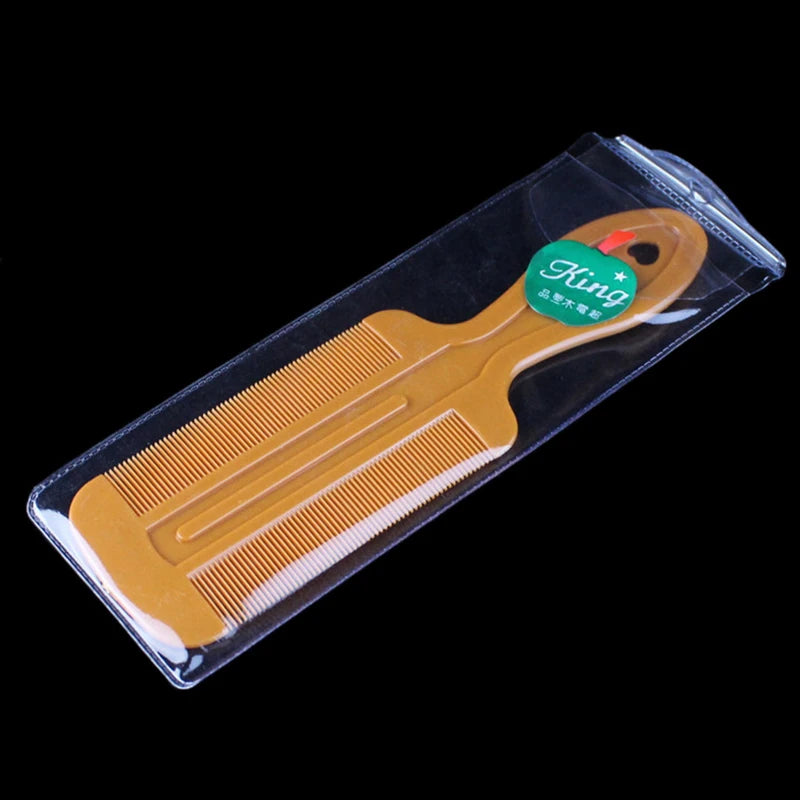 Lice Comb Plastic Handle Double Sided Head Hair Combs Flea Nit Qme
