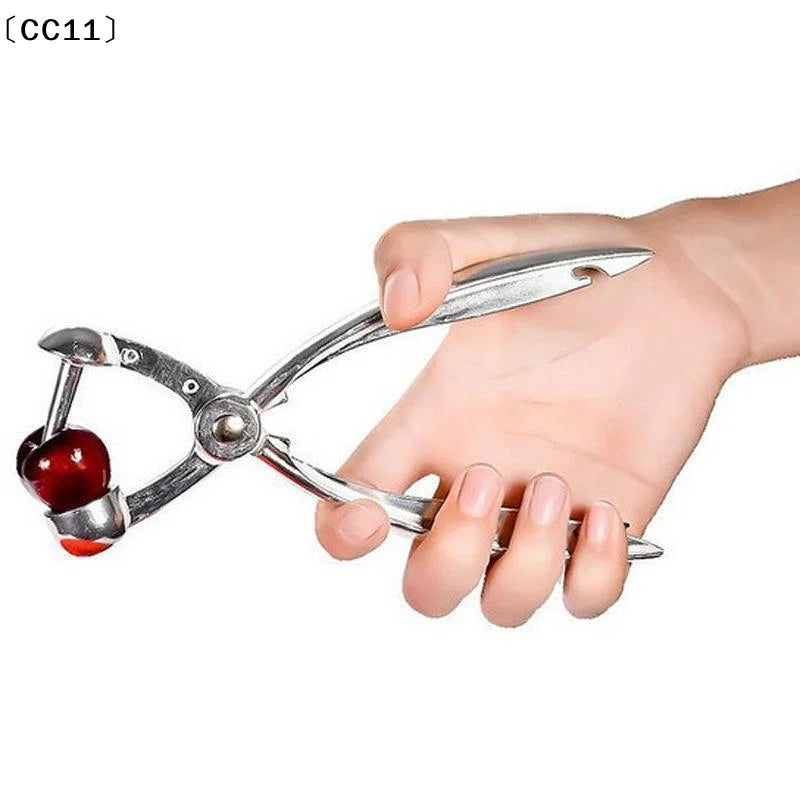 Zinc Alloy Olive Cherry Pitter Quick Pit Removal Ergonomic Grip Qme