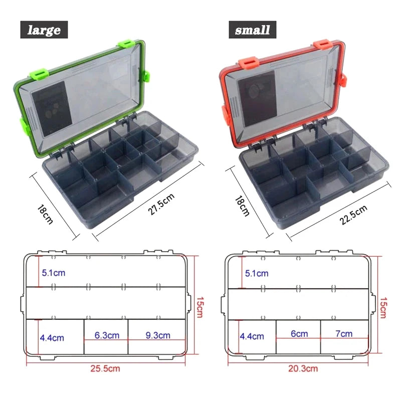 Fishing Tackle Box Large Capacity Accessories Tool Storage Fish Hook Qme