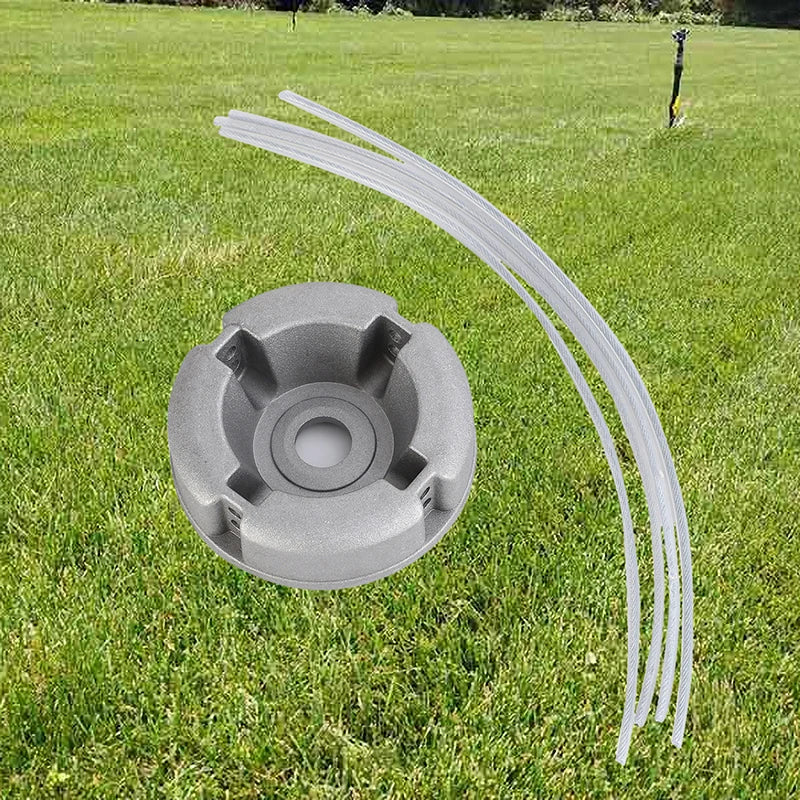 Universal Aluminum Alloy Lawn Mower Head Replacement Nylon Steel Qme