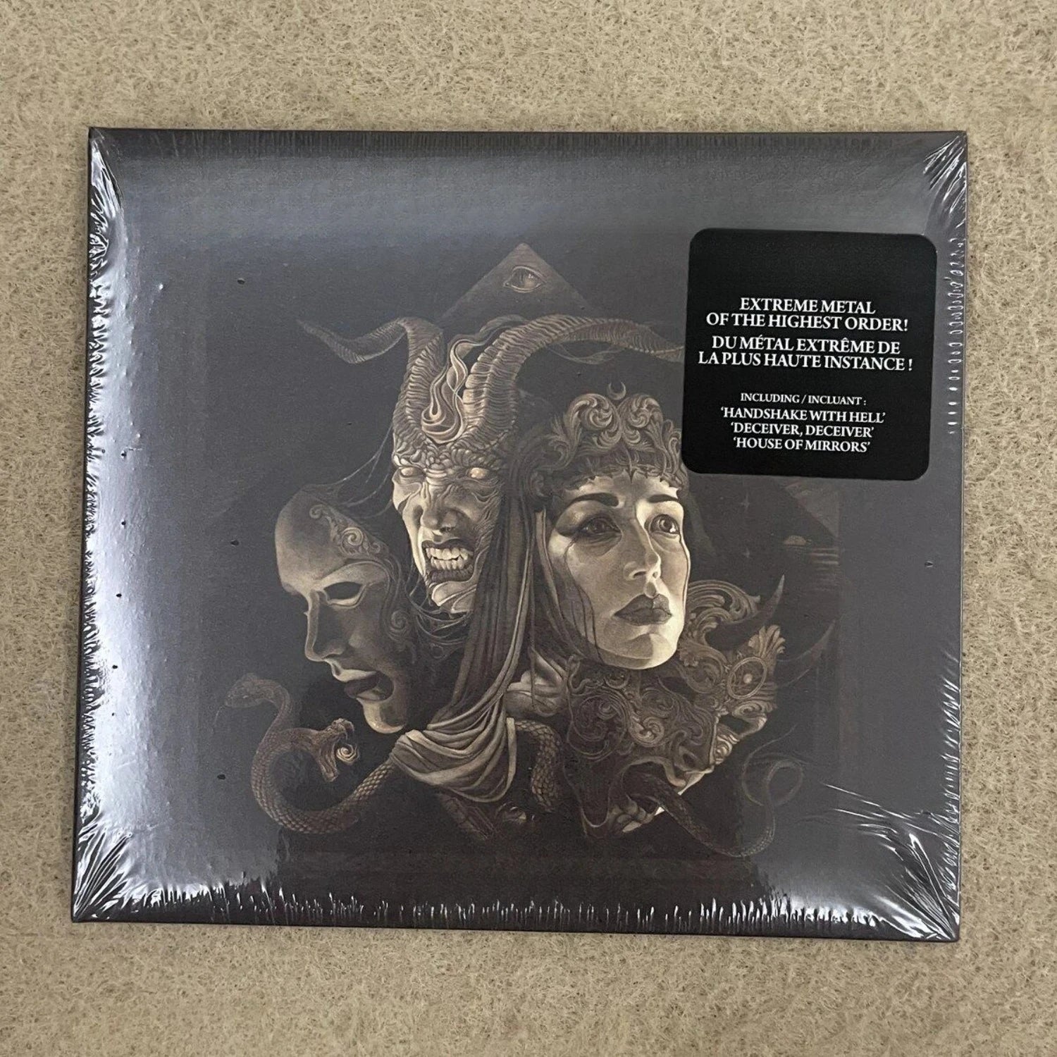Extreme Metal Album CD with High-Grade Production, Professionally Recorded & Mixed Delivering An Immersive Heavy Listening Feast Qme Metal Album CD