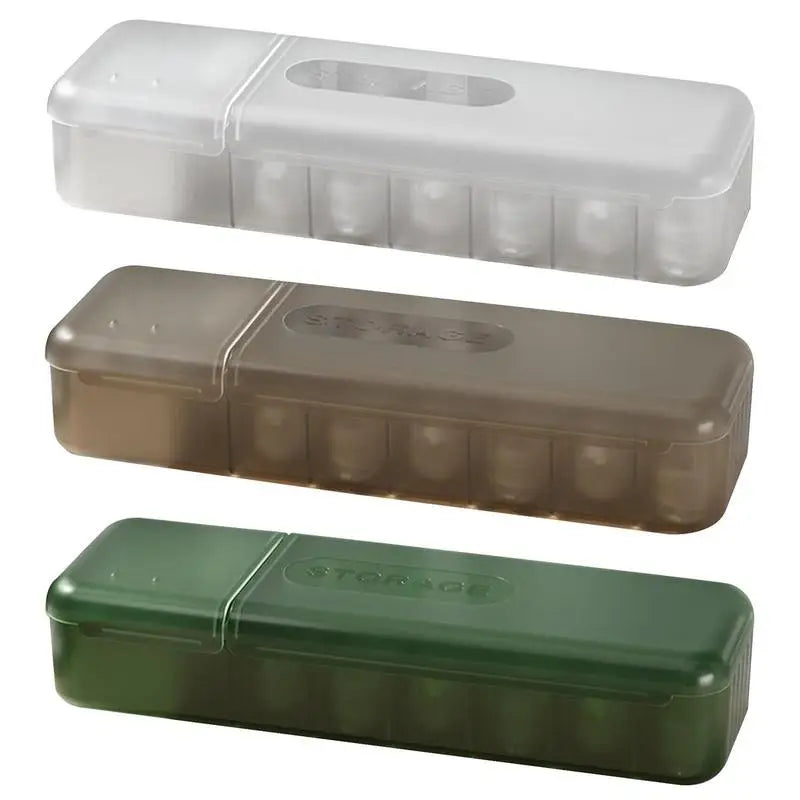 With 7 Compartments Organizer Charger Cord Storage Box Data Cable Storage Case Reusable Cable Storage Box For Home Travel New Qme