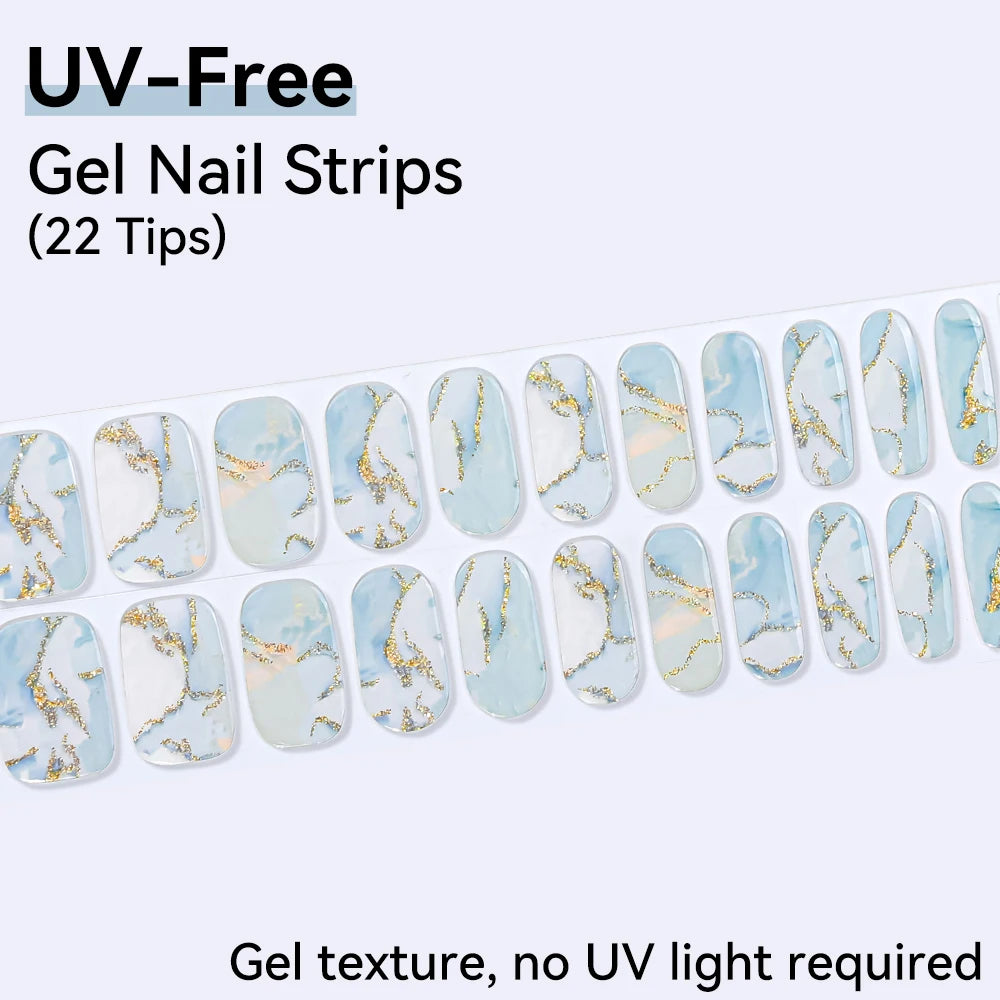 22Tips Full Cover Nail Stickers Valentine's Day Love Polish Sticker