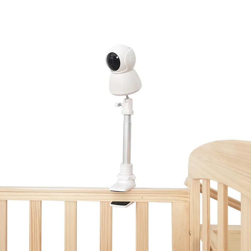 1PC Baby Stroller Monitor Stand with Cable Data Transmission Security No-Drill Retractable Crib Camera Holder Qme