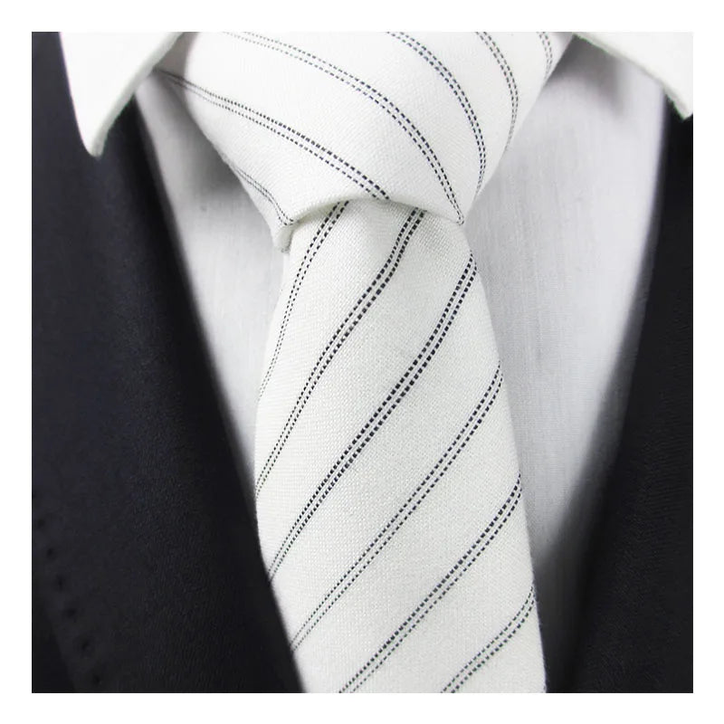 Fashion Cotton Neck Ties Men Women Casual Stripe Tie Boys Girls Suits Qme RT5