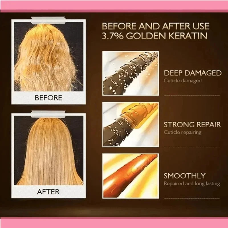 Keratin Revitalizing Cream Conditioner A smooth and supple hair to improve dryness targeting perm dyeing damaged hair care Qme