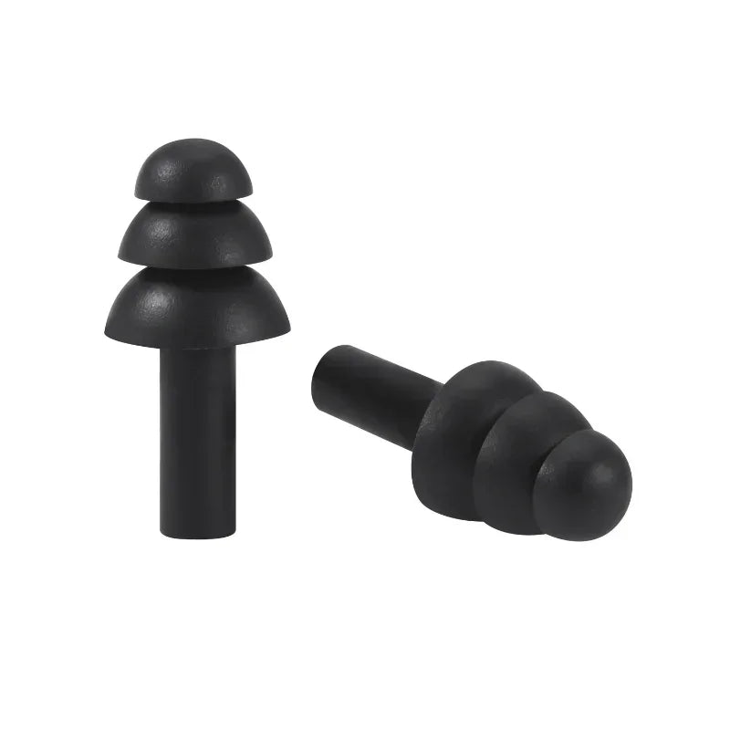 100 Pairs Silicone Ear Plugs Sound Insulation Ear Protector Anti Noise Snore Comfortable Sleeping Earplugs for Noise Reduction Qme
