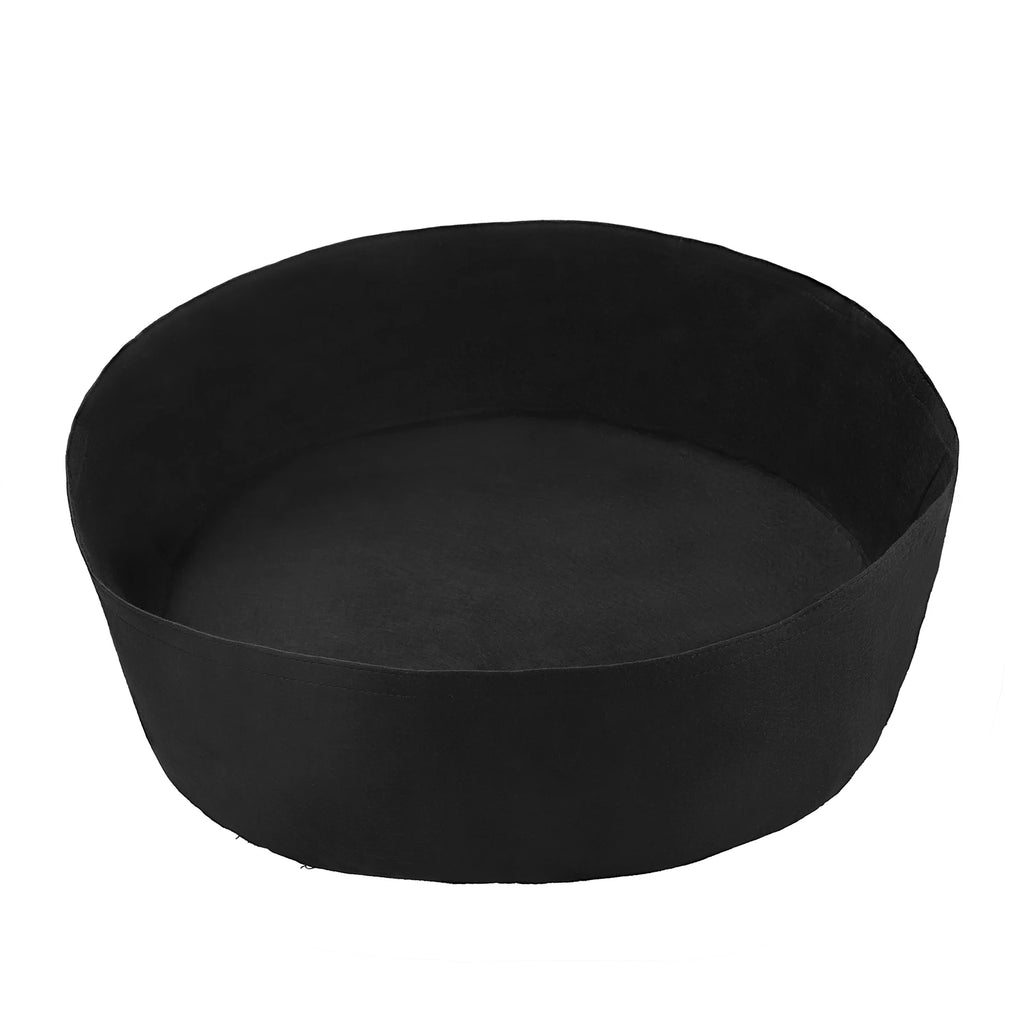 15 Gallon Black Small Felt Grow Bag 60×20cm 1mm Thick Garden Planting Container Bag for Outdoor Gardening Vegetable Flower Qme