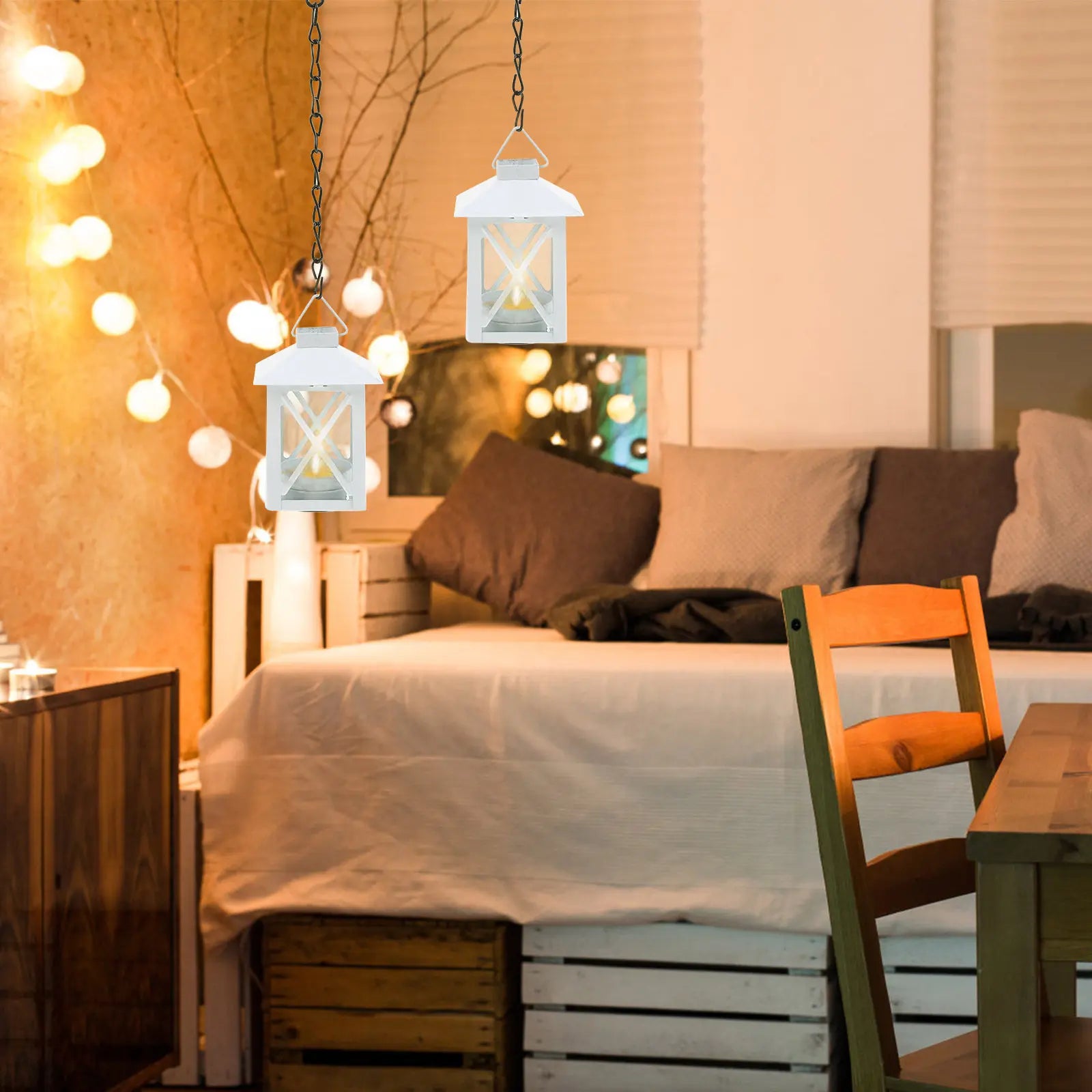 European Style Retro Iron Wall Hanging Candleholder Decorative Art Candlestick for Kitchen Living Room Birthday Wedding Gifts Qme