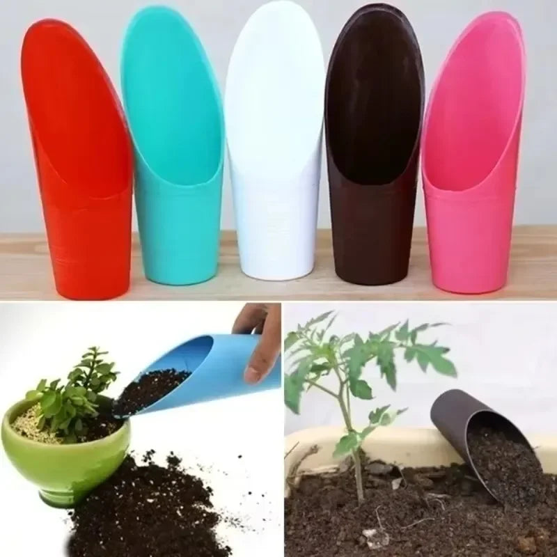 Succulent Plastic Shovel Bucket Colorful Micro Landscape Green Plant Qme