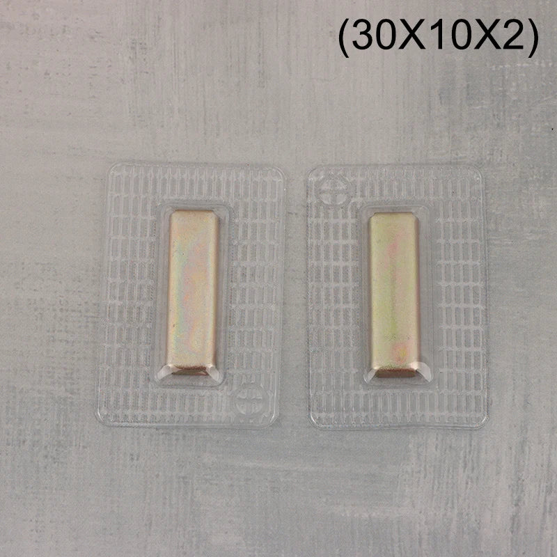 5Pairs PVC Invisible Metal Strong Magnetic Snaps Button Invisible Sew Magnetic Magnet Fastener For Handbag Clothing Qme 30x10x2