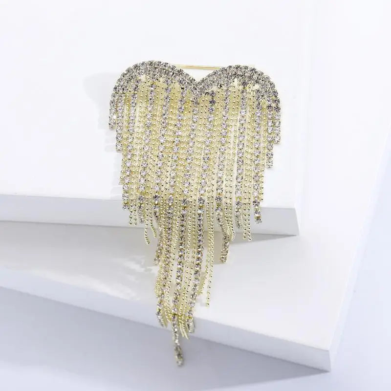Tassel Brooches For Women Men Pin Party Casual Lapel Pins Accessory Gift Suit Tassel Brooches Jewelry Qme style 12