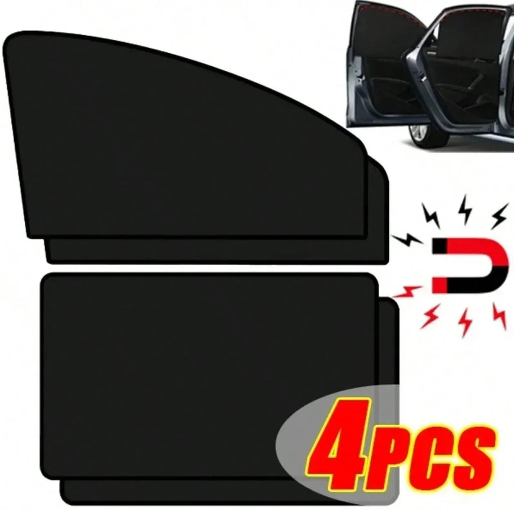Magnetic Curtain Protectors, Side Window Sunshades, UV Protection, Suitable for Most Models, Universal in All Seasons Qme