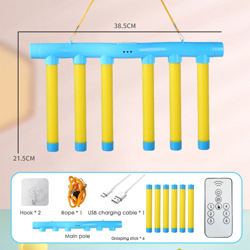 Challenge Falling Sticks Game Kids Stick Catching Toy Training Reaction Ability Educational Parent-Child Interactive Toy Sports Qme With controler