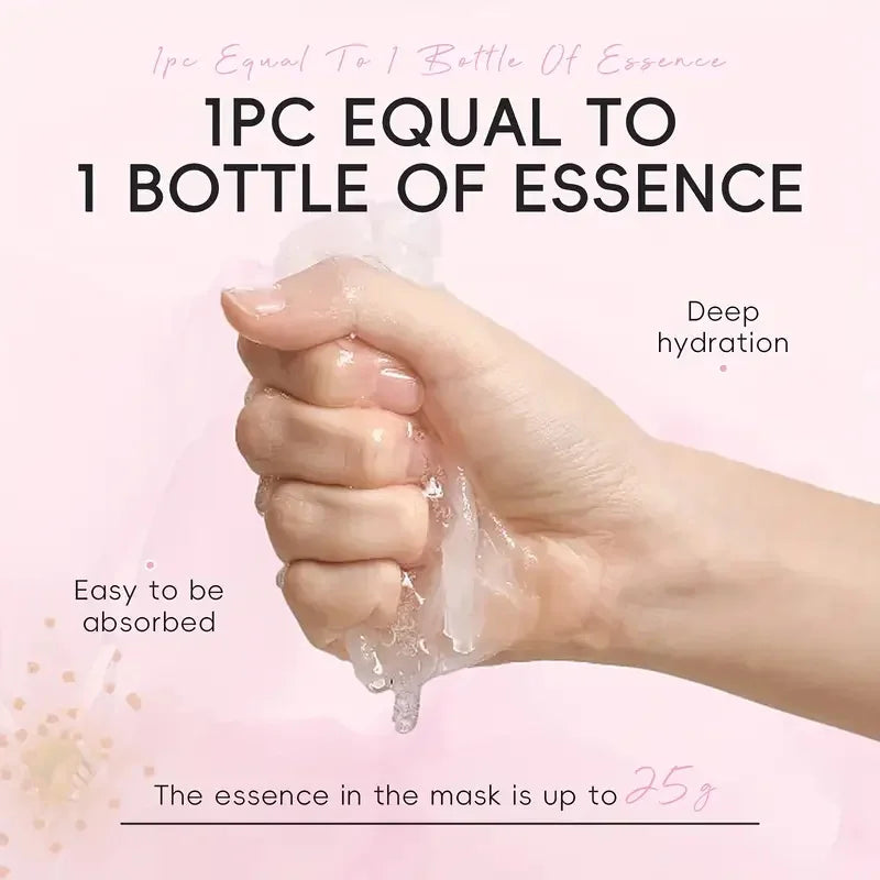 Bio Deep Collagen Face Mask Shrink Pores Hydrating Moisturizing Split Mask Firming Nourish Brighten Facial Skin Care Product Qme