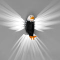 Black Eagle Wall Lamp Creative 3D Light Modern Decorative Ambient Qme black