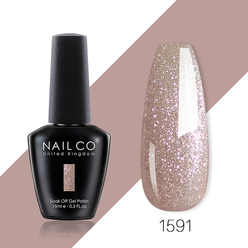 NAILCO 85 Colors Nail Gel UV LED Lacquer Manicure Varnish Hybrid Semi