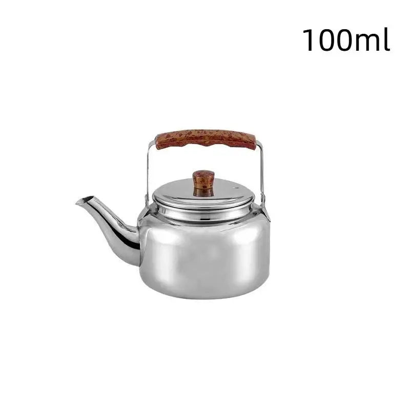Thickened Stainless Steel Non Magnetic Kettle Home Use Suitable Qme A Silver