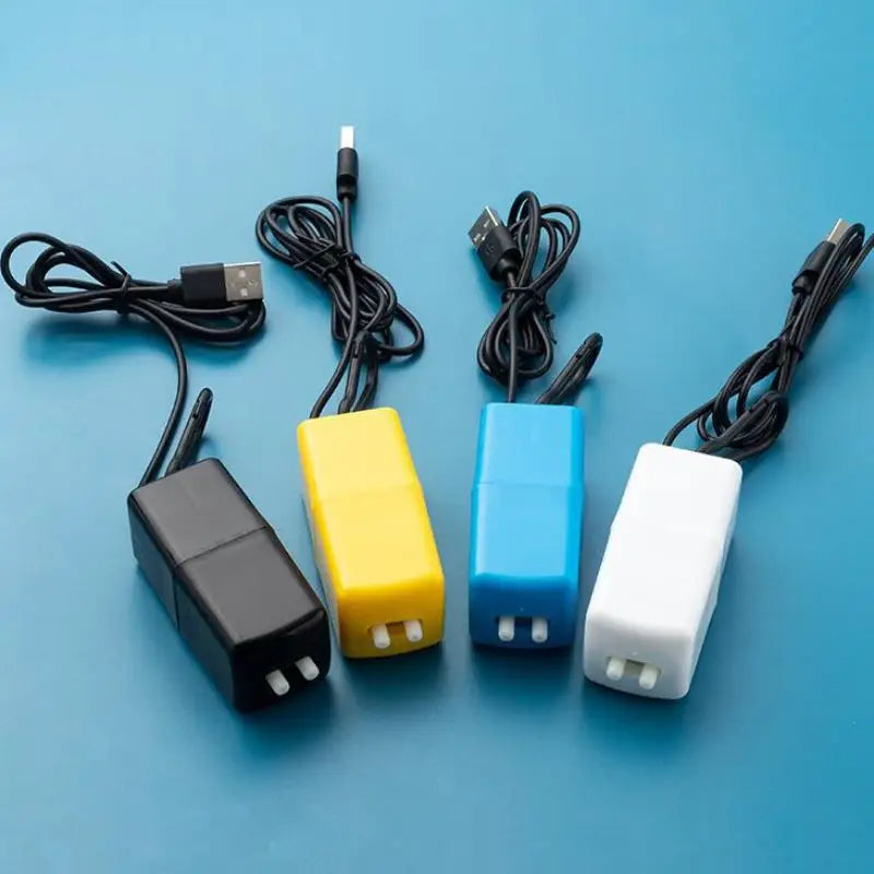 Mini Aquarium Air Pump Oxygen Check Valve Stone USB Filter Fishing Qme