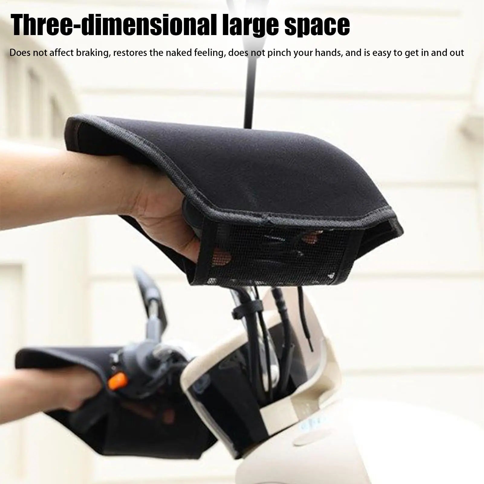 Handlebar Muffs Electric Vehicle Sun Protection Gloves Mittens Waterproof Windproof Grip Accessories Sun Protection Hand Covers Qme