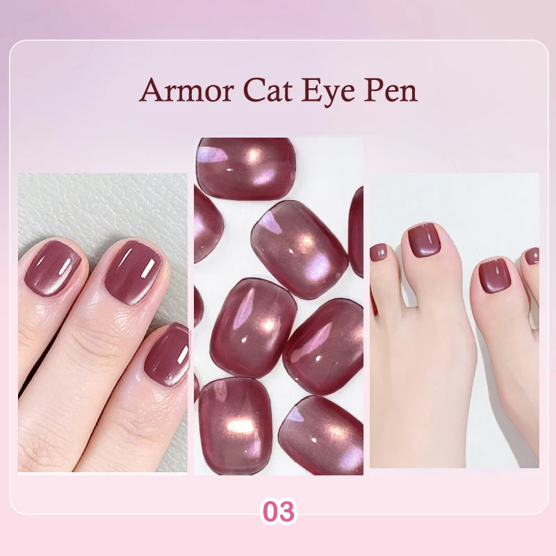 1 Cat Eye Magnetic Pen Nails All-in-one Nail Polish Gel Lazy Manicure Qme 3