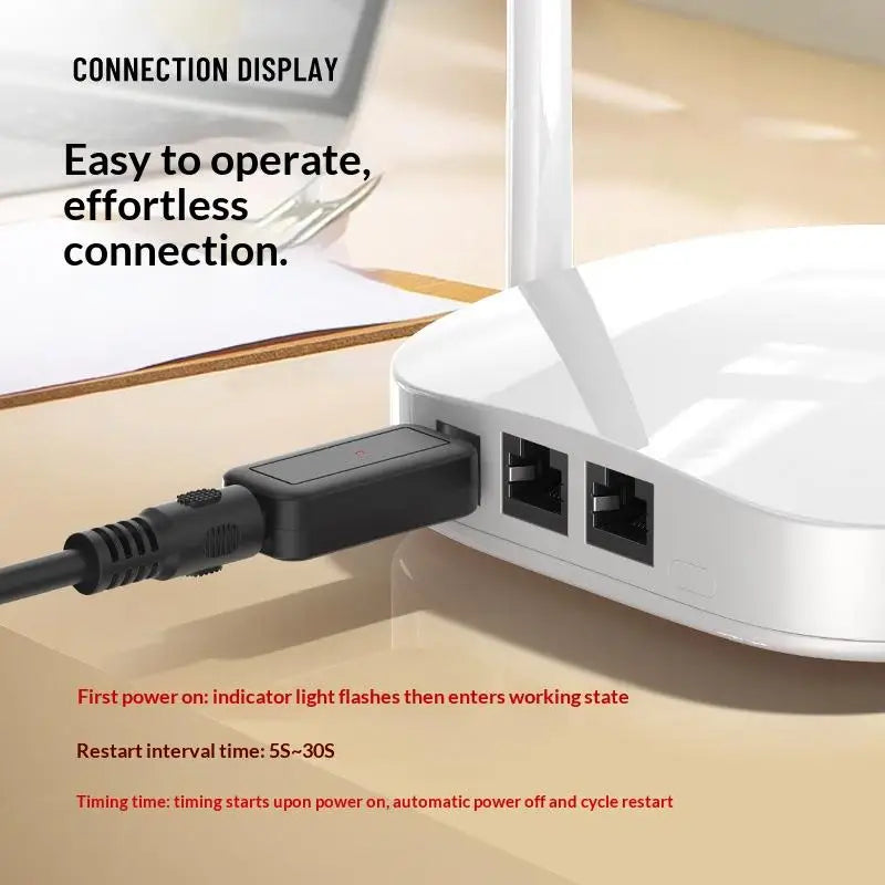 1 3 24H Automatic Power Off Reset Tool DC Wifi Auto Reboot Router 5 Qme