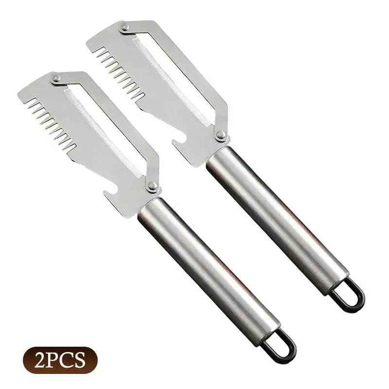 Stainless Steel Multi-functional Peeling Knife Comfortable Handle Qme 2PCS