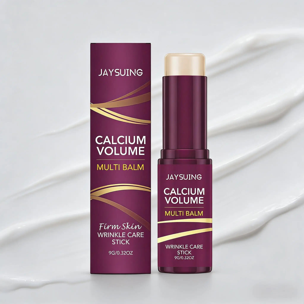 Calcium Volume Multi Balm Stick Reduce Wrinkle Bounce Lifting Firming Skin Deep Moisturizing Lighten Fine Lines Skincare Stick Qme