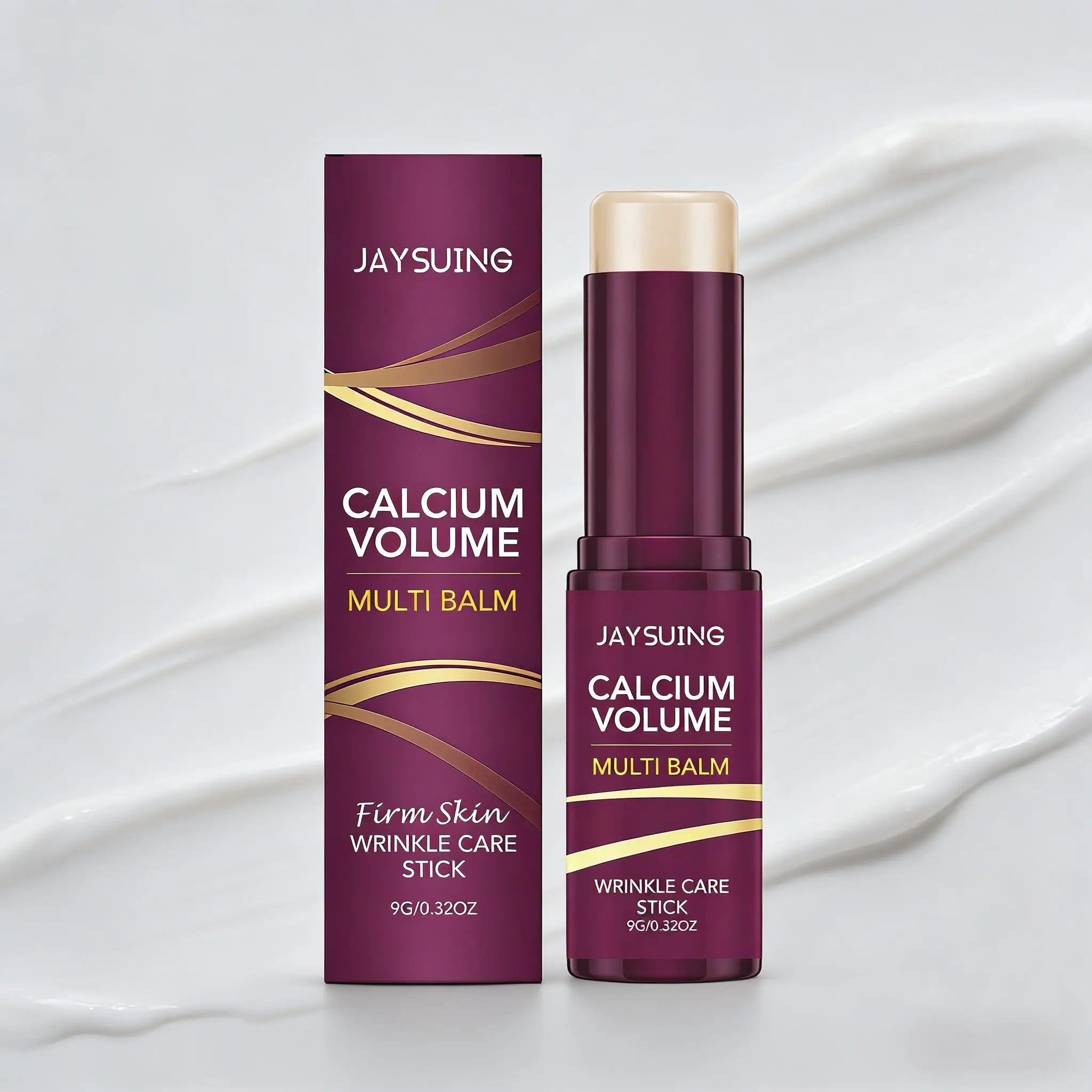 Calcium Volume Multi Balm Stick Reduce Wrinkle Bounce Lifting Firming Skin Deep Moisturizing Lighten Fine Lines Skincare Stick Qme