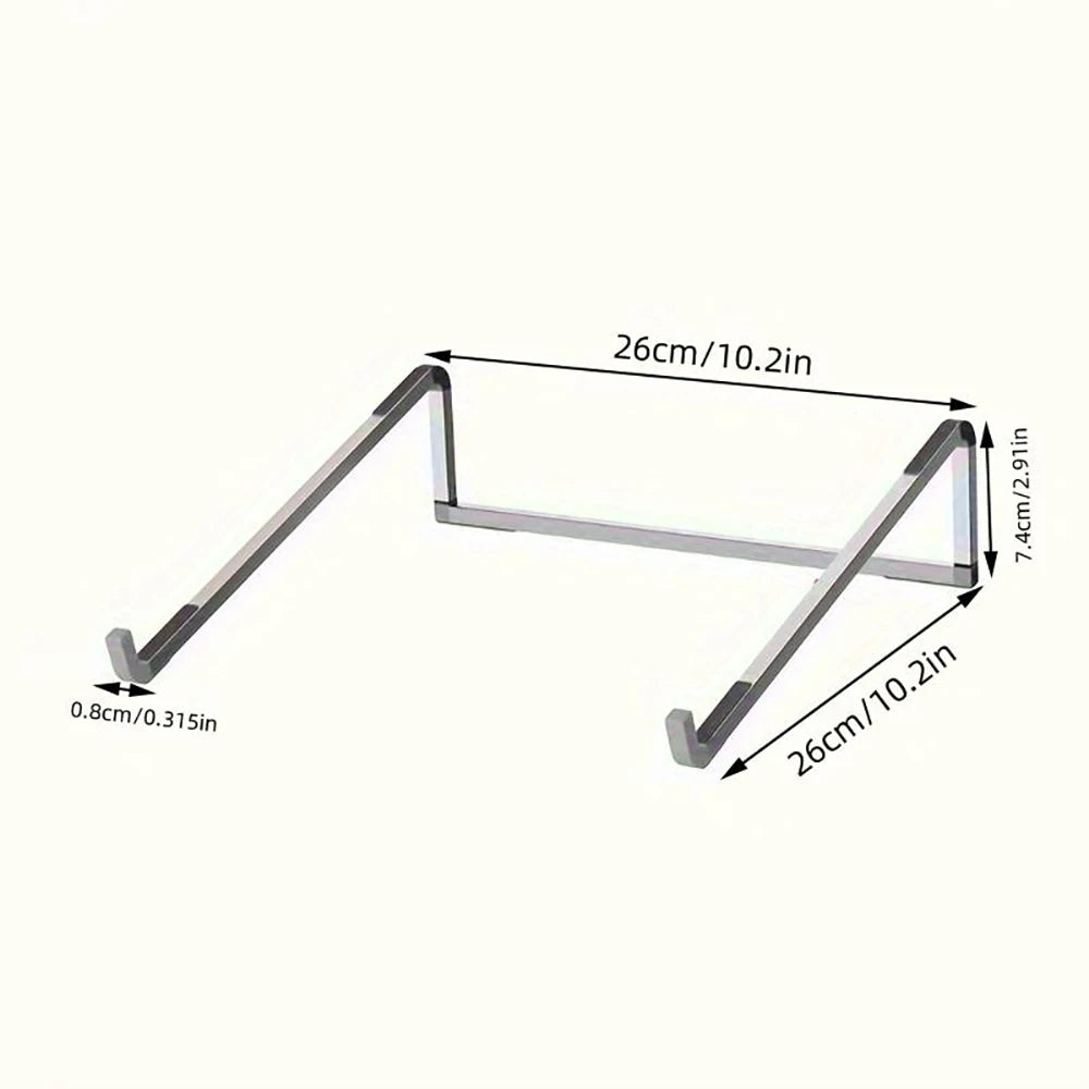 Aluminum Foldable Laptop Stand Adjustable Portable Tablet Stand Support Base Tablet Lightweight Stand Universal Cooling Holder Qme