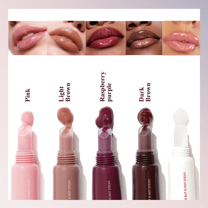 Moisturizing Lip Gloss Vibrant Colors Waterproof Sweat Resistant Non Qme
