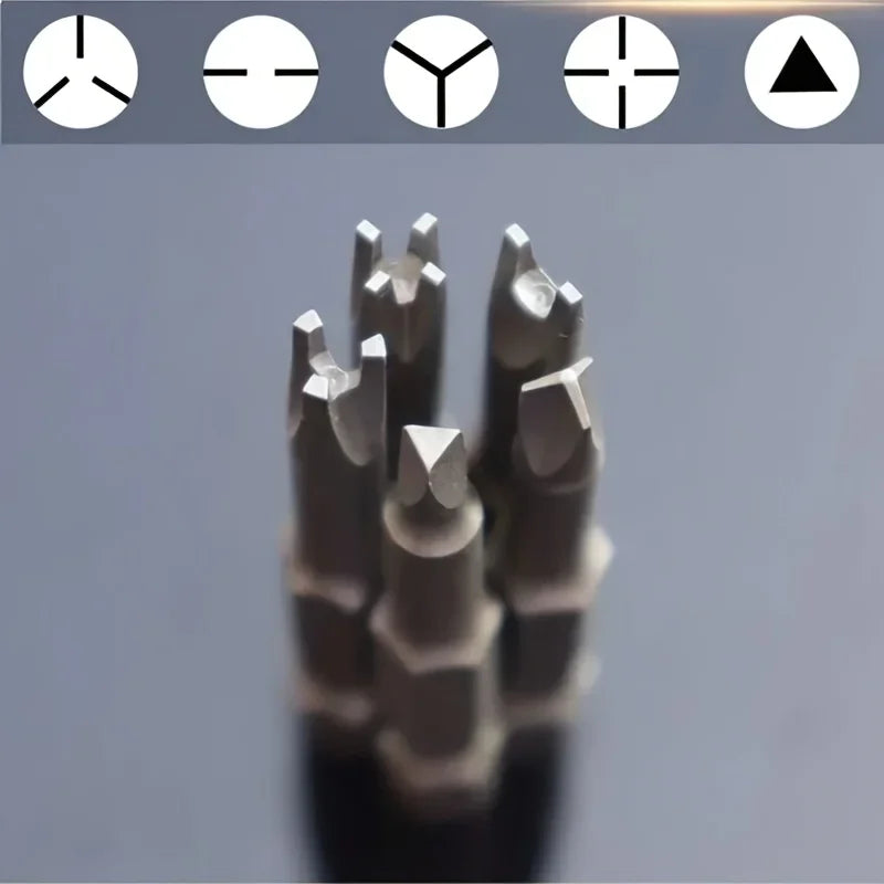 Special Shaped Screwdriver Set U-Shaped Y-Shaped Triangle Inner Cross Three Points Screwdriver Head Tool Qme