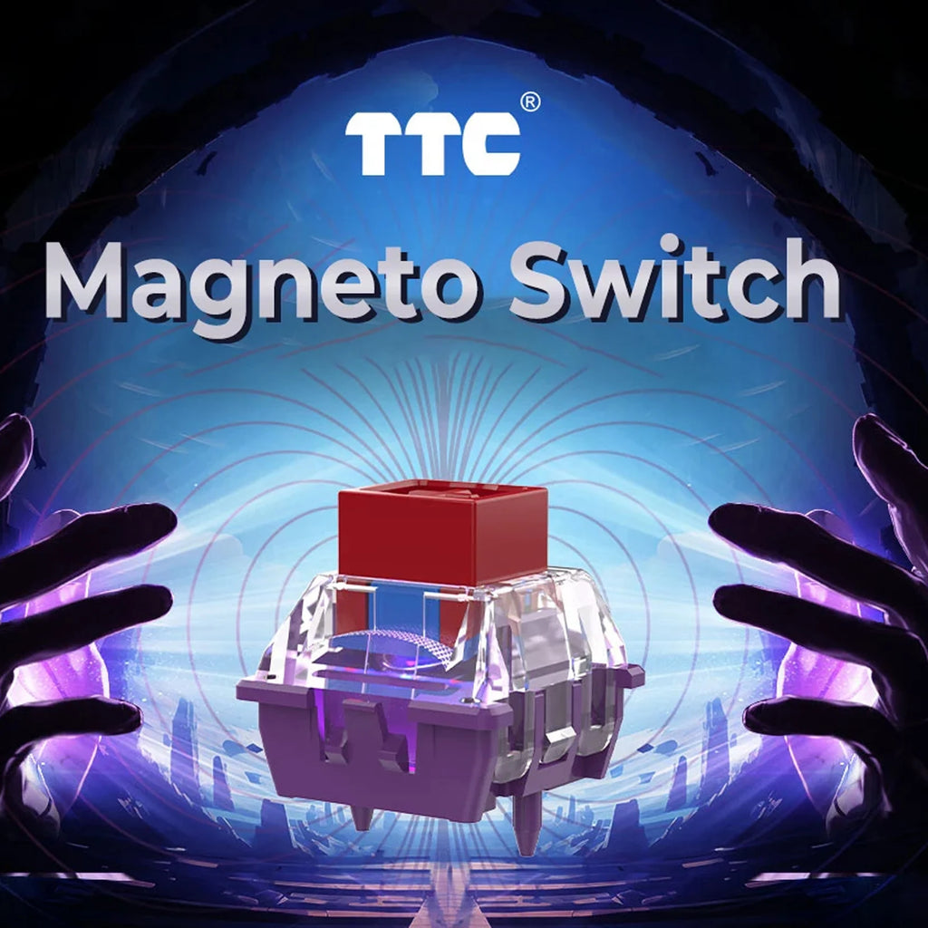 TTC Magnetic Swtich Mechanical Keyboard Switch High Light Transmittance E-Sports Gaming PC Atk68 Na87 Hm66 Magneto Swtich Qme