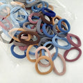 Four Seasons Women's Elastic Simple Fashionable Nylon LOOP Access Qme Dark color mixing 100 PCS