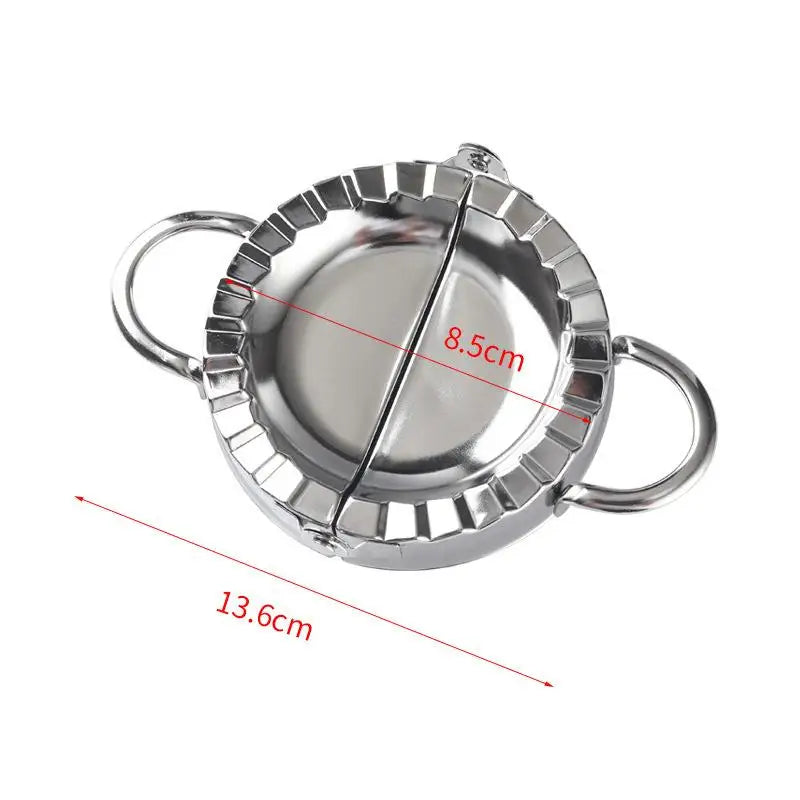 Dumpling Machine Tools Mold Clamp Baking Pastry Kitchen Qme silver M