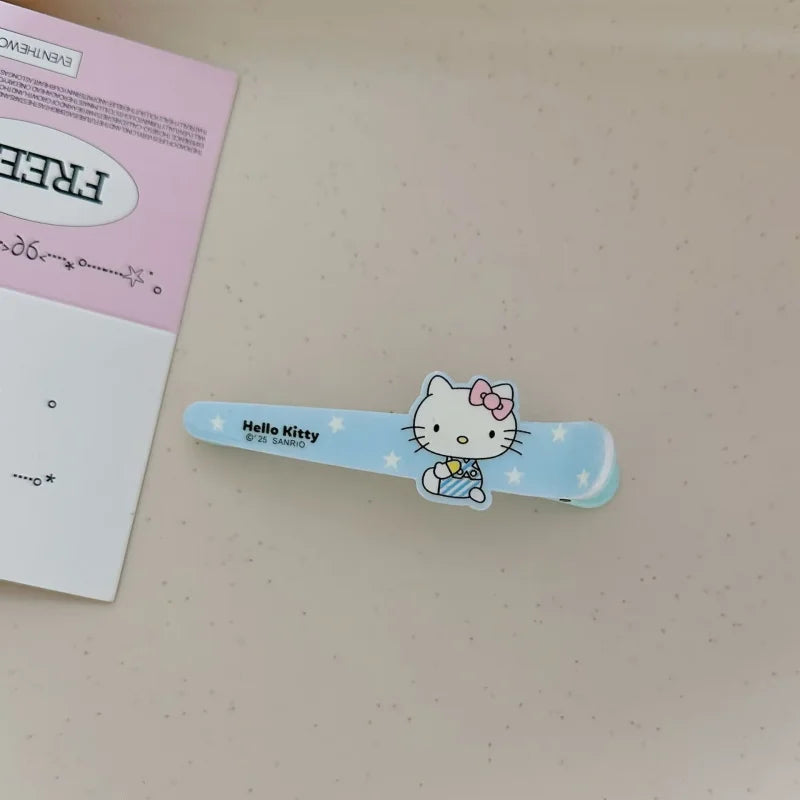 Cute Hello Kitty Duck-billed Hair Clips Student Versatile Accessories Qme