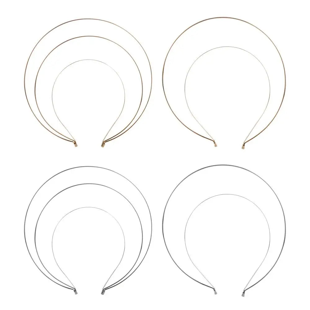 Multi-layer Non Slip Hairbands Goddess Hairbands Metal Band Headpiece Thin Korean Hair Hoop Glory Hair Crown Women DIY Headband Qme
