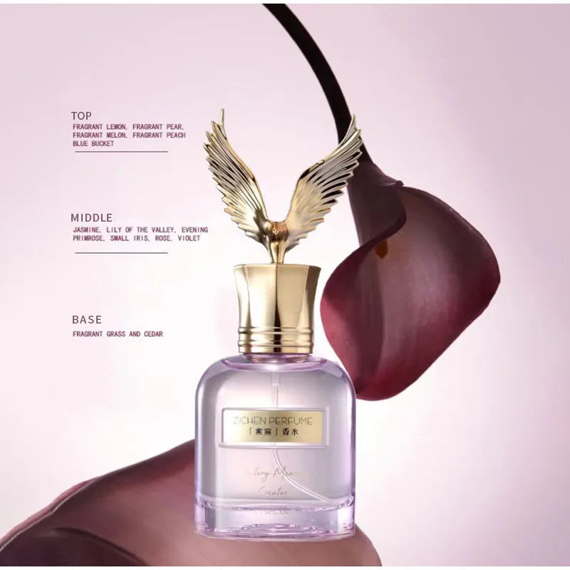 Creative Eagle Design Eau De Toilette Fresh Body Spray Romantic Ocean Qme Purple 50ml