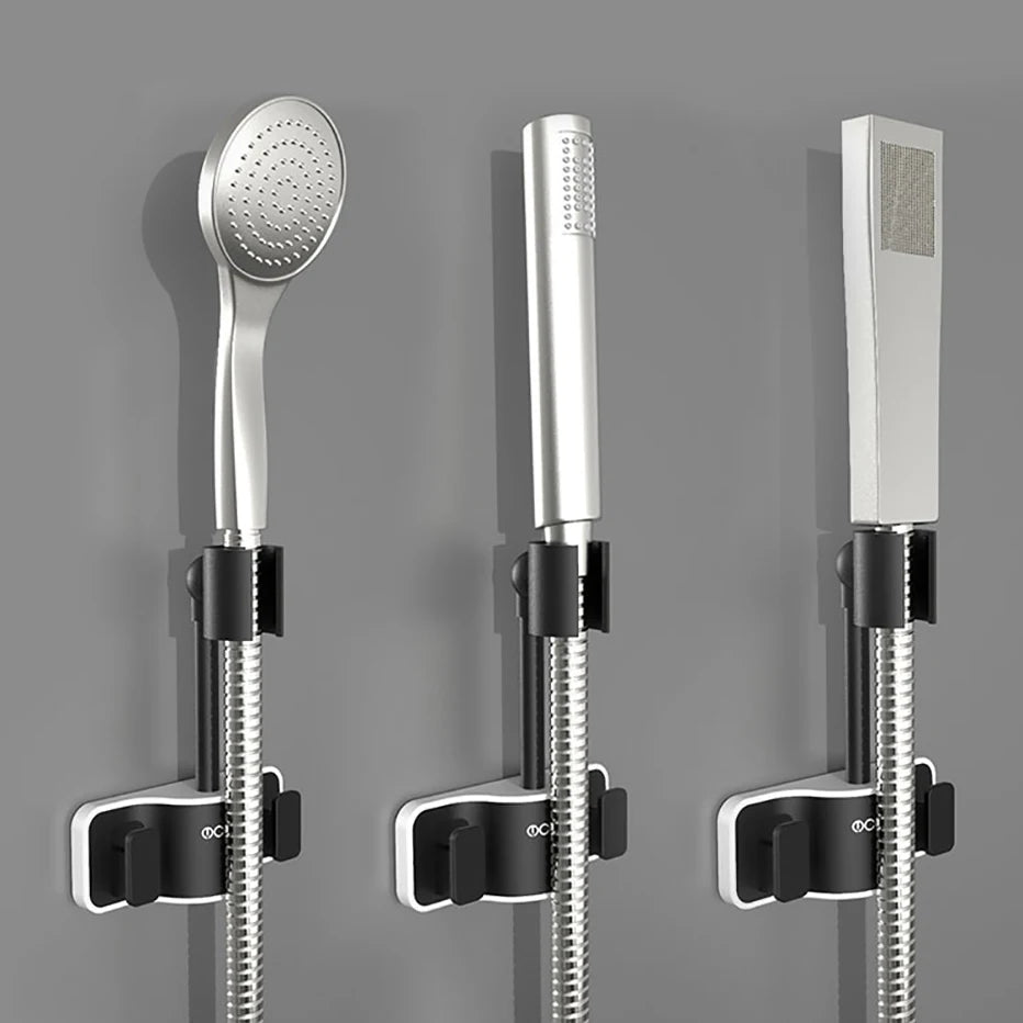 Drill Free Shower Head Holder Free Your Hand Adjustable Shower Bracket Rack Hanger for Bath Ball Bathroom Storage Accessories Qme