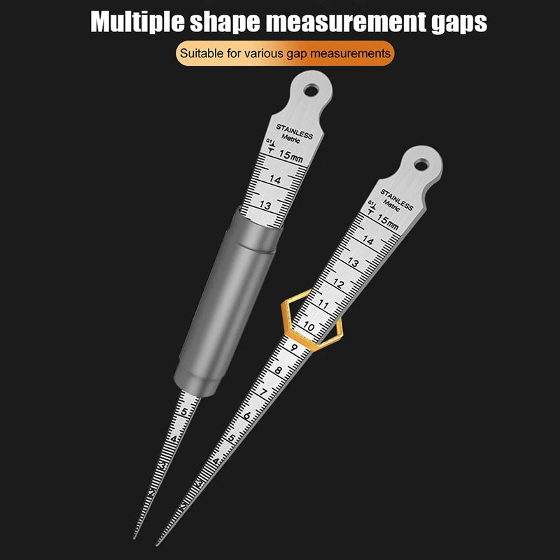 Feeler Gauge Taper 1- Steel Inner Diameter Ruler Hole Measuringtool Qme