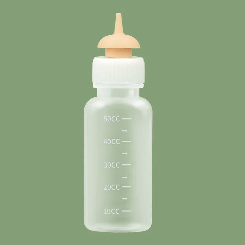 Pet Feeding Nipple Mini Cat Silicone Feeding Feeder For Newborn Small Animals Pet Feeding Can Squeeze Liquid Milk Bottle Qme A2