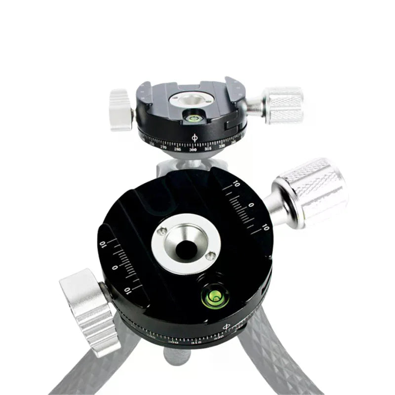 360 Rotate Panoramic Shooting Clamp Arca Swiss Camera Tripod Quick Qme