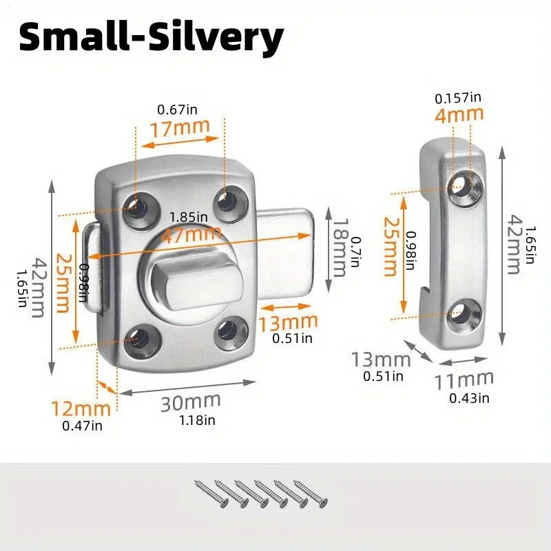 Secure Your Home With This Heavy-Duty Swivel Bolt Door Lock! Qme
