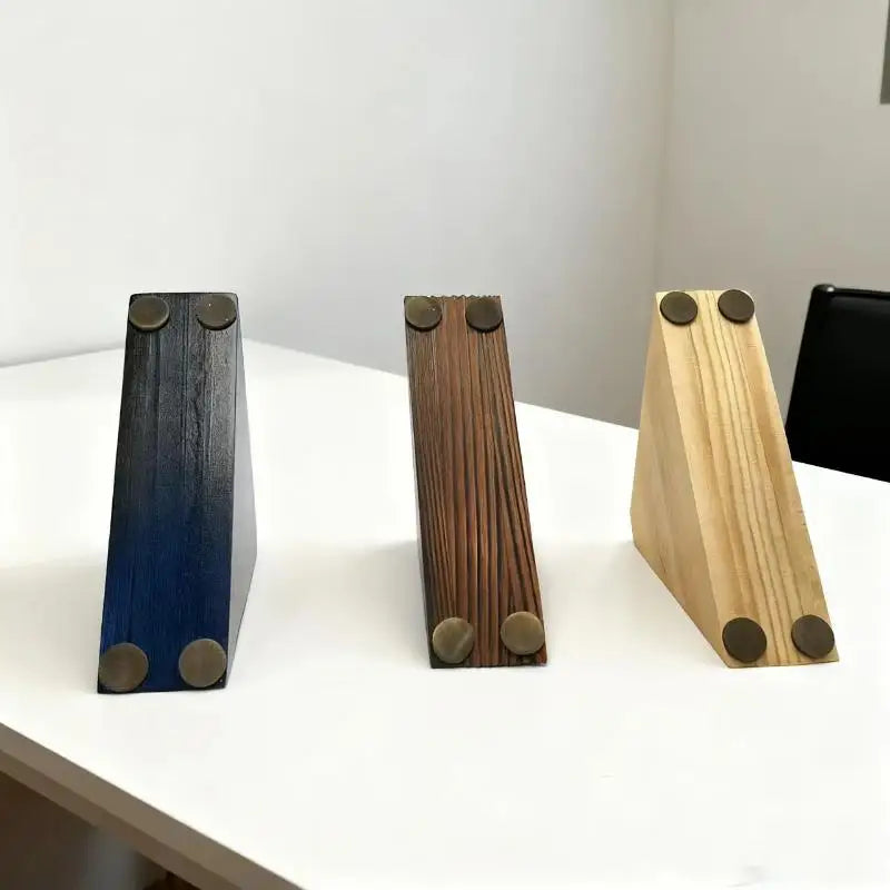 Wood Tissue Dispenser, Non-Slip Bottom Napkin Organizer, Decorative Paper Storage Box for Bathroom, Kitchen & Bedroom Countertop Qme