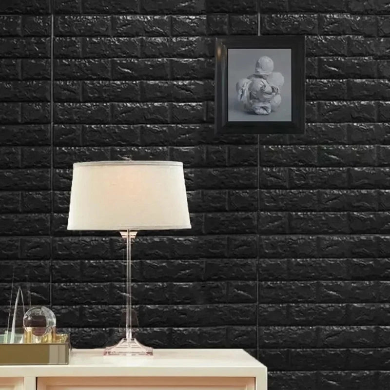 Wallpaper for Wall Self Adhesive Room Decoration 3D Decorative Wall Art Vinyl Panels PVC Material Waterproof Wall Stickers Qme