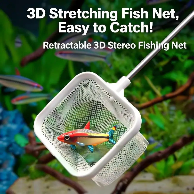Catchin Fish Shrimp Tank Aquarium Accessories Fishing Landing Net Qme