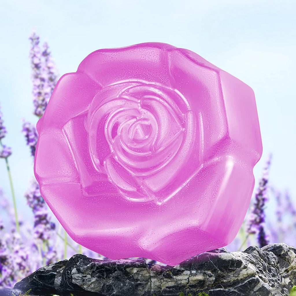 Lavender Essential Oil Soap Creative Handmade Facial Cleansing Deep Qme Lavender SOAP2 100G