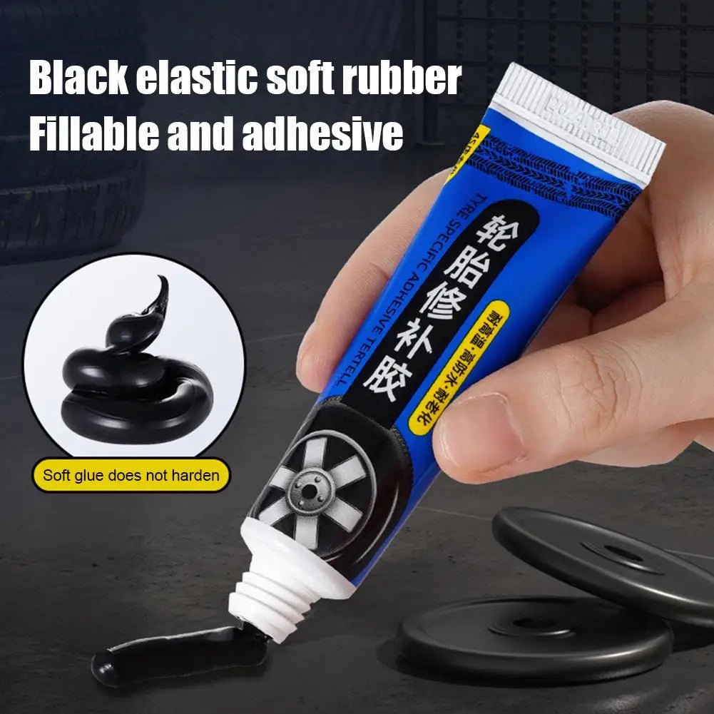 Car Tire Glue Filling Repair Strong Rubber Cement Motorcycle Bike Qme
