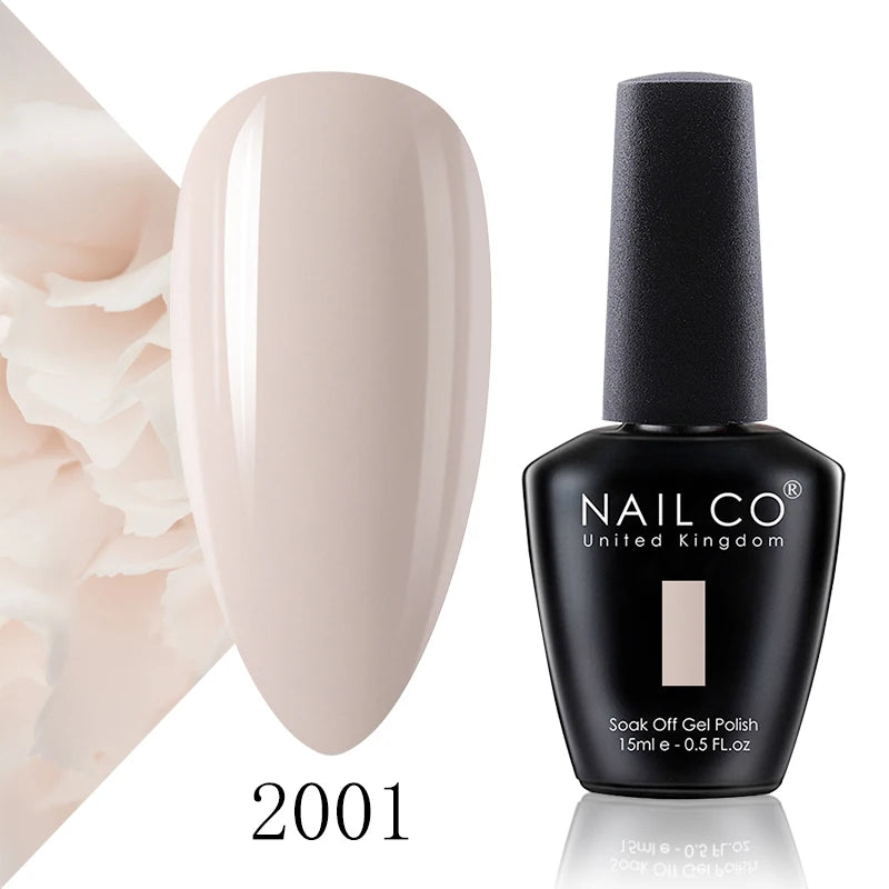 NAILCO 131 Colors Nail Gel Polish Off LED Semi Permanant Art Hybrid