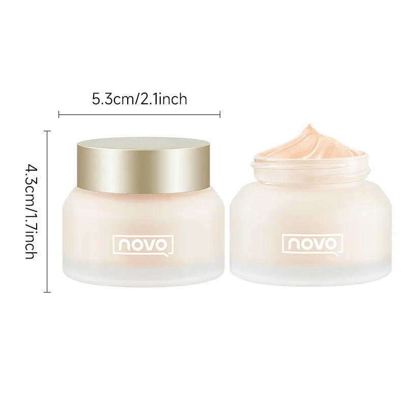 Moisturizing Matte Foundation & BB Cream,Full Coverage Concealer,Long Lasting,Oil Control,Waterproof,Non-Clumpy, Evens Skin Tone Qme
